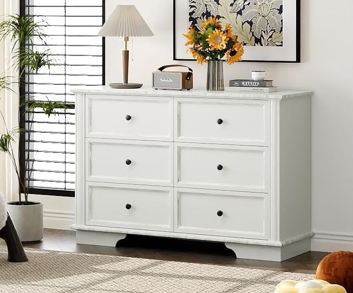 VINGLI VNGLI Mirrored Dresser 5 Drawers Modern Chest, Mirrored Chest of Drawers, Glass Dresser for Bedroom, Dressing Room, Living Room, Silver